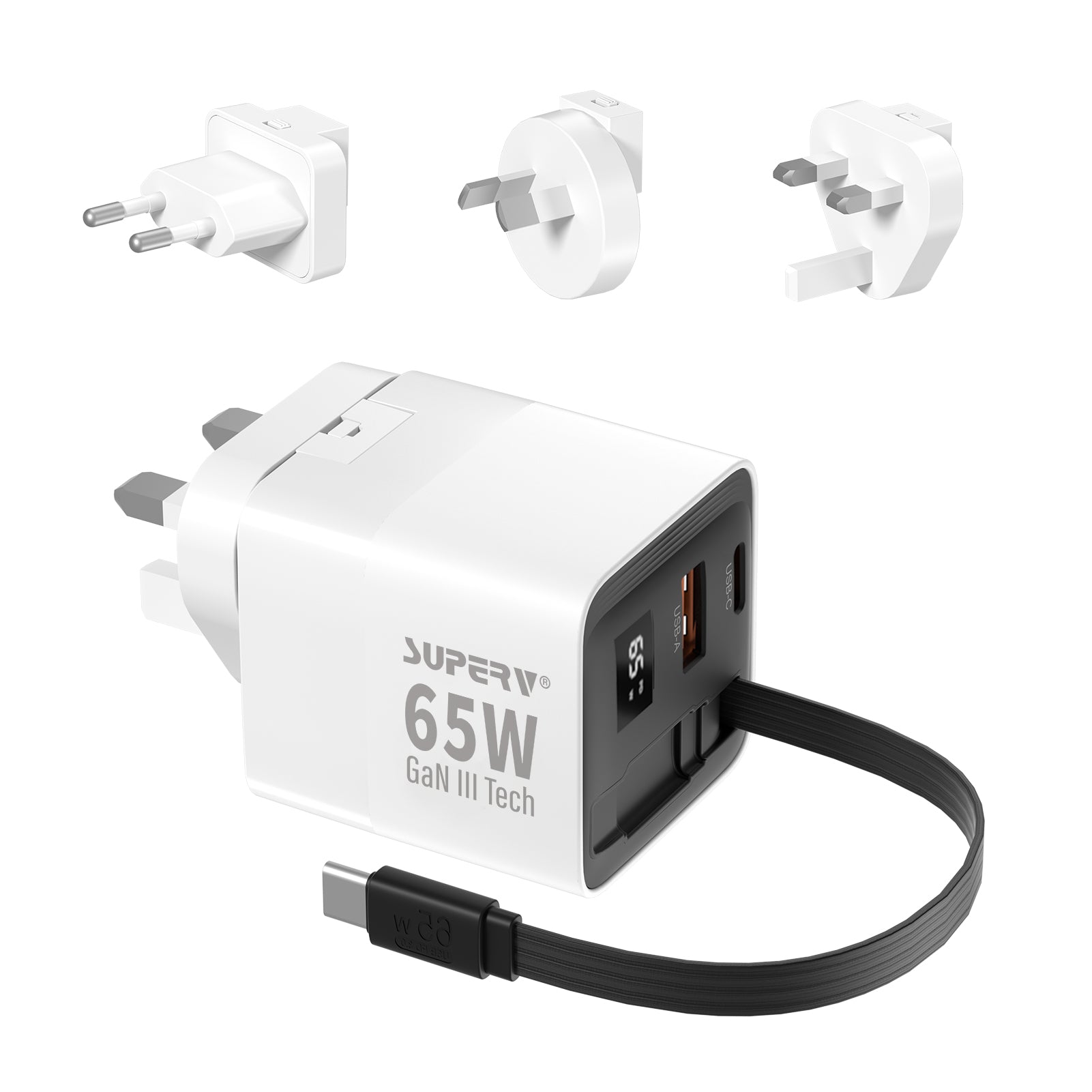 G45 - 〈 世界4種プラグ対応〉トラベル充電ケーブル – GAIN