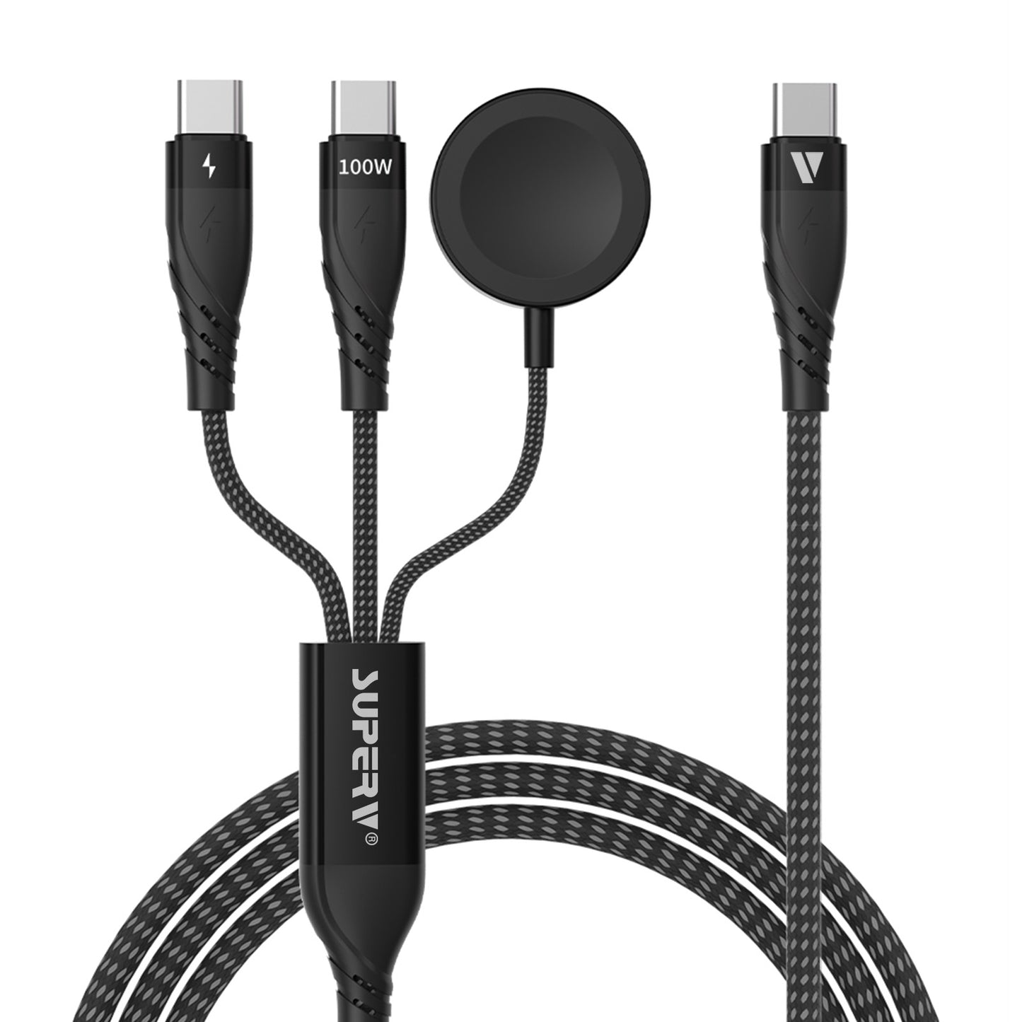 CC53 - 5in1 マルチ充電ケーブル〈Type-Cスマート設計〉