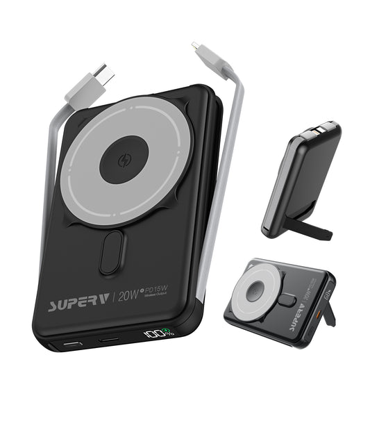 Power 13 - 3in1内蔵ケーブル搭載 モバイル充電器